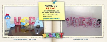 Letras 3D